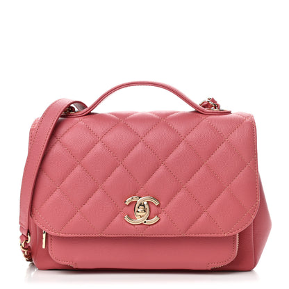 Chanel Caviar Quilted Medium Business Affinity Flap Pink 1 of 4