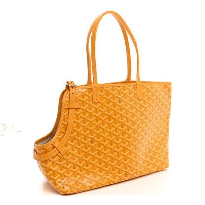 Goyard Goyardin Chien Gris Pet Carrier Yellow 3 of 10