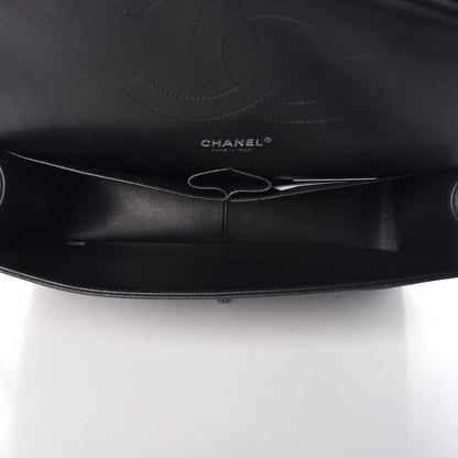 Chanel Iridescent Caviar Quilted Jumbo Double Flap Black 5 of 9