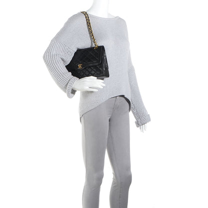 Chanel Lambskin Medium Double Flap Black 2 of 10
