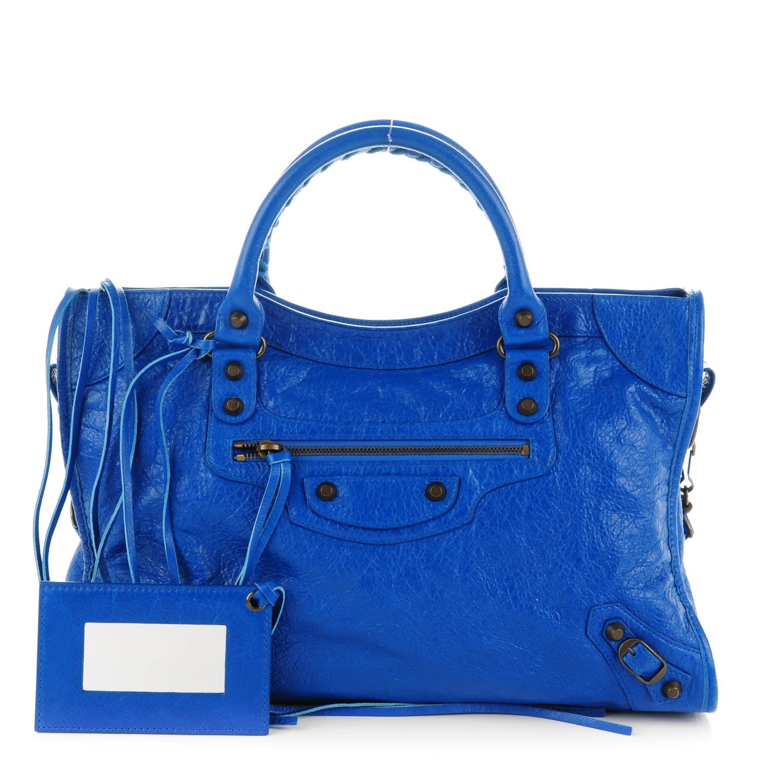 Balenciaga Agneau Classic Hardware City Bleu Lazuli 1 of 8
