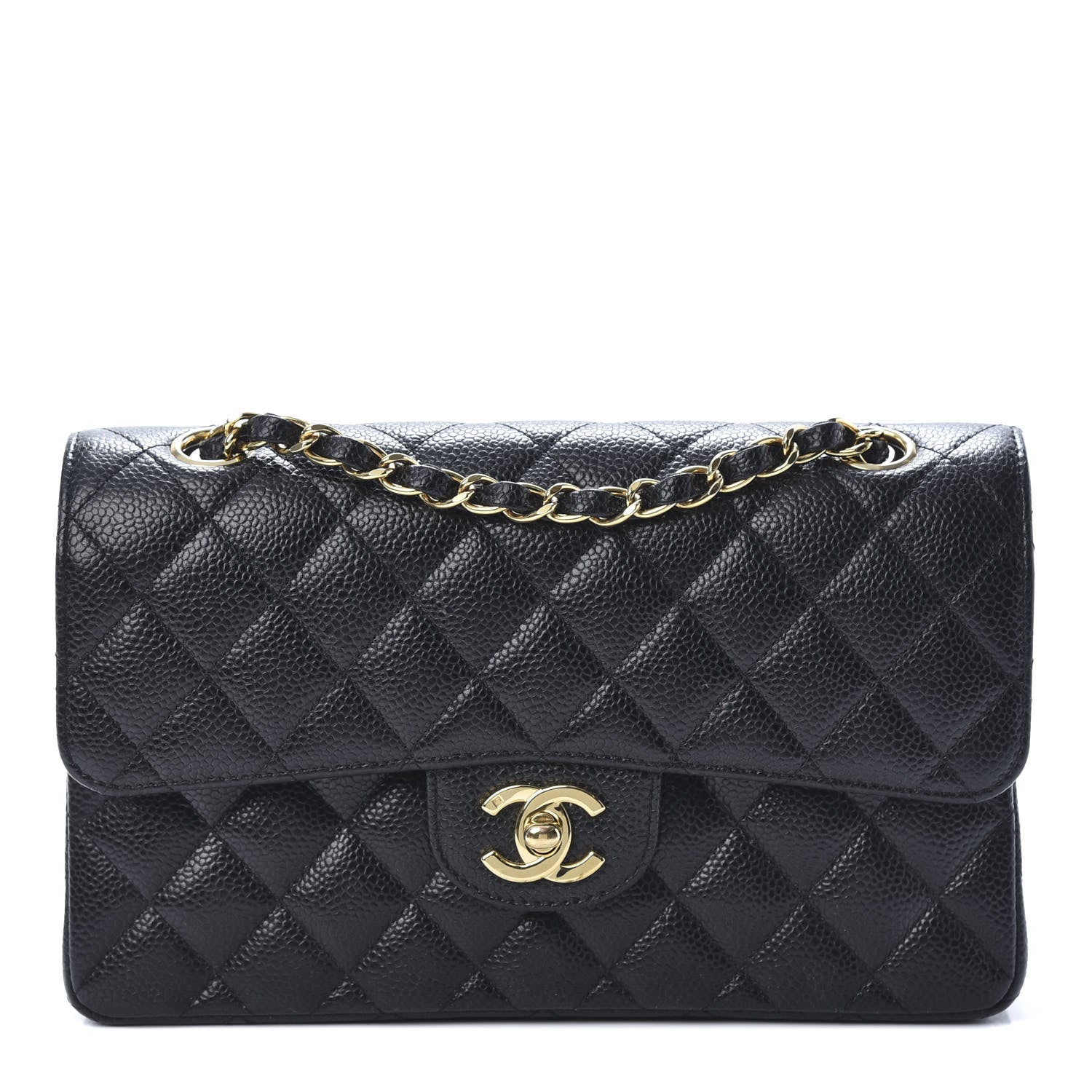 Chanel Caviar Quilted Small Double Flap Black 1 of 14