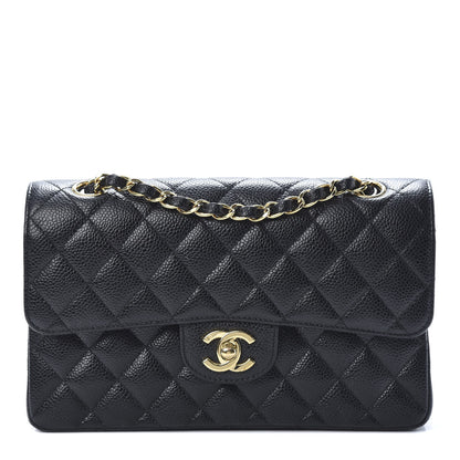 Chanel Caviar Quilted Small Double Flap Black 1 of 14