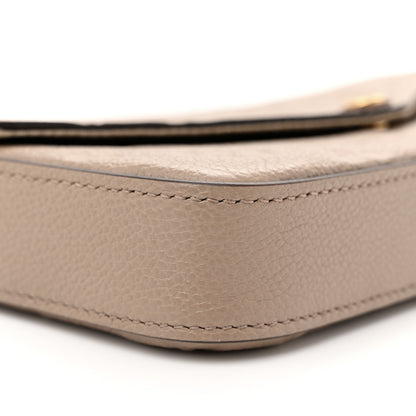 Louis Vuitton Empreinte Pochette Felicie Chain Wallet Tourterelle 9 of 11