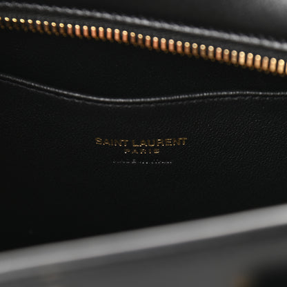 Saint Laurent Calfskin Monogram Baby Cabas Black 5 of 7
