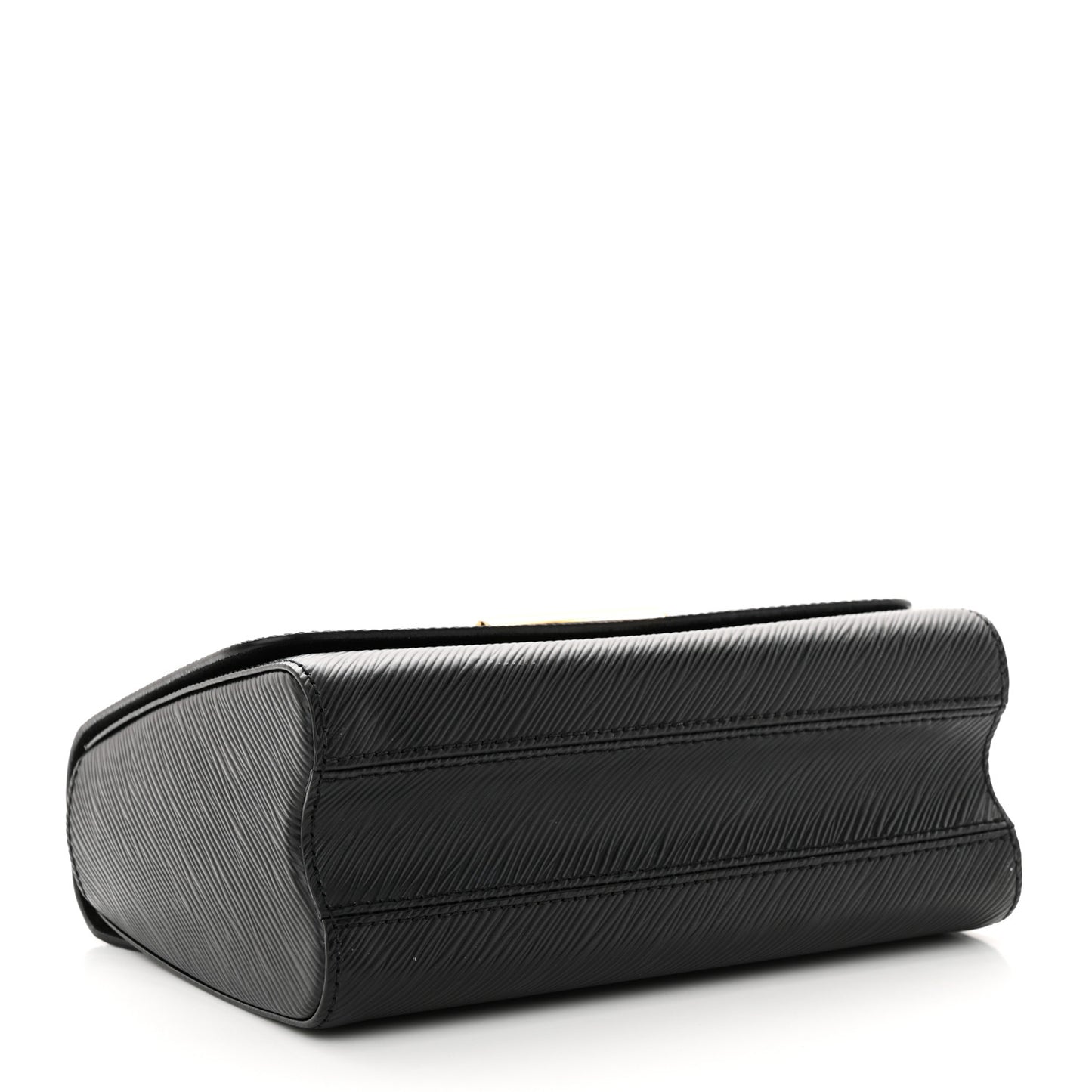 Epi Twist Monogram Flower Chain Shoulder Bag MM Black