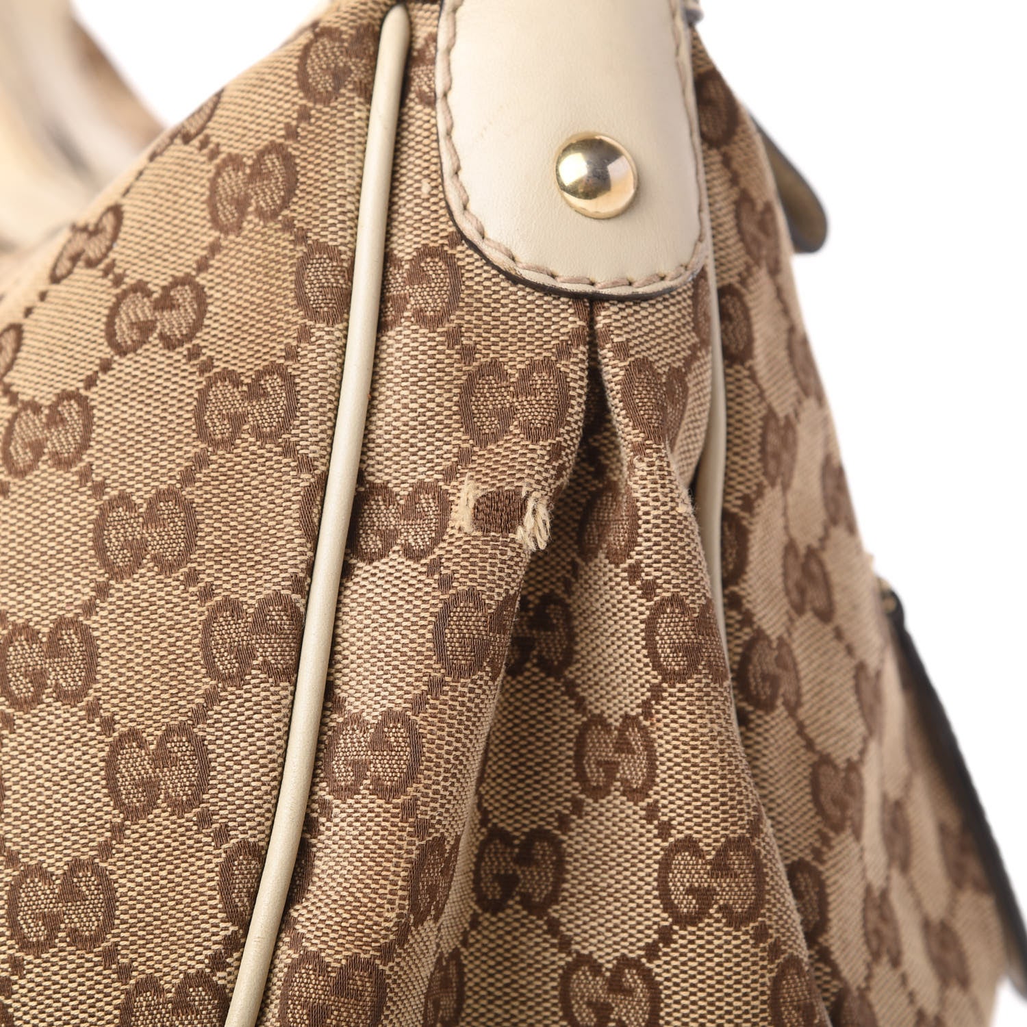Gucci Monogram Medium Sukey Hobo Off White 14 of 15