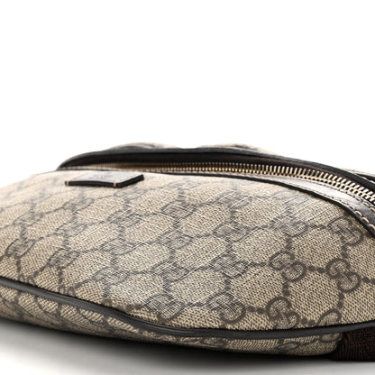 Gucci GG Supreme Monogram Belt Bag Dark Brown 10 of 13