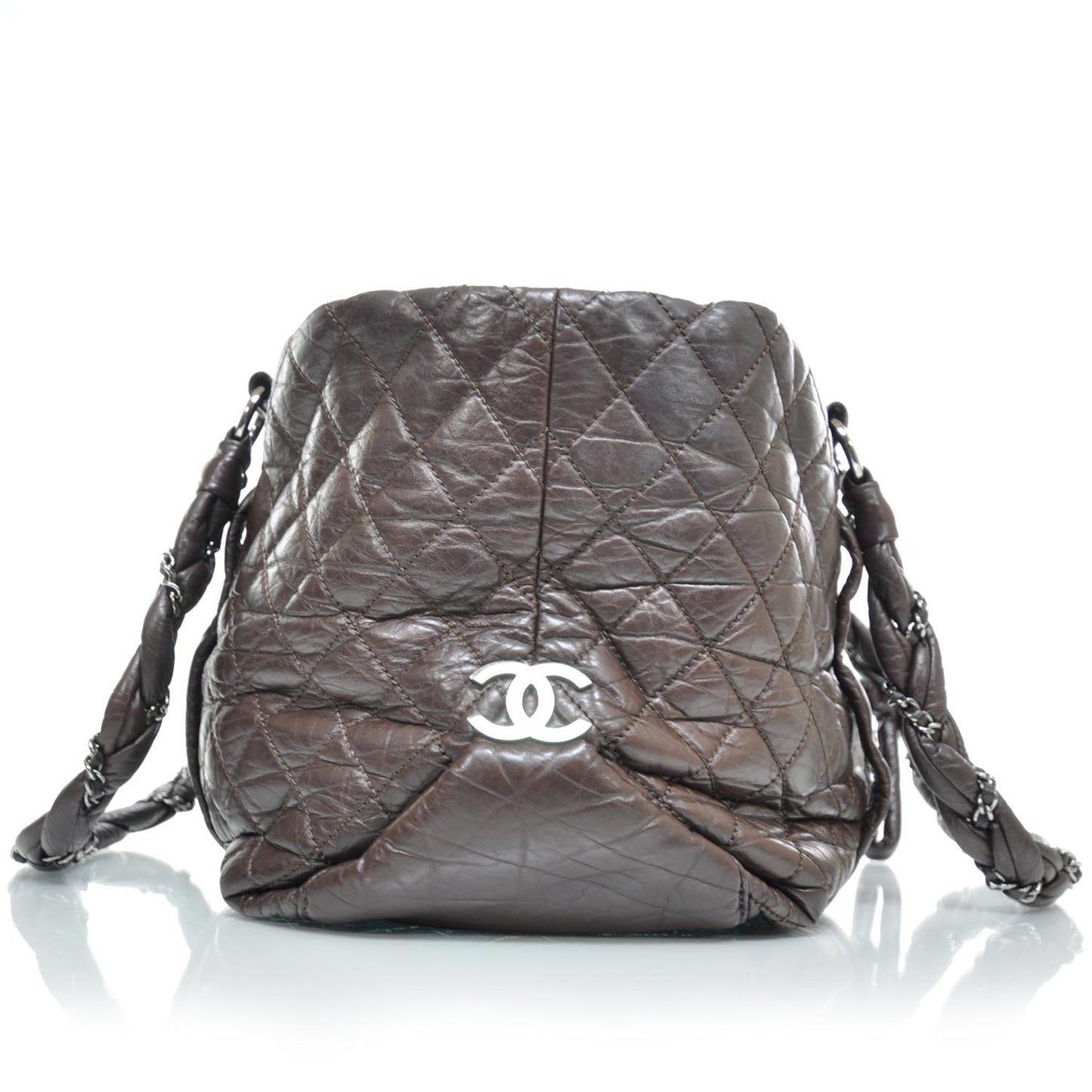 Ligne Lady Braid XL Tote Brown