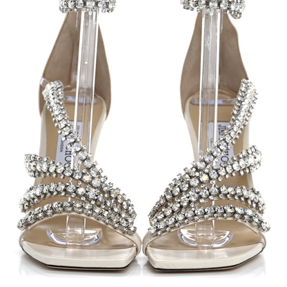 Jimmy Choo Nappa Josefine 100 Sandals 39 Latte 3 of 8