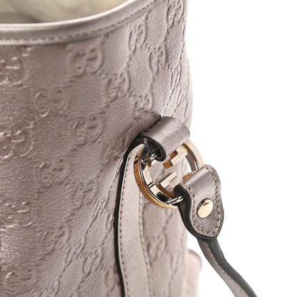 Gucci Metallic Guccissima Large GG Twins Tote Mauve 20 of 20