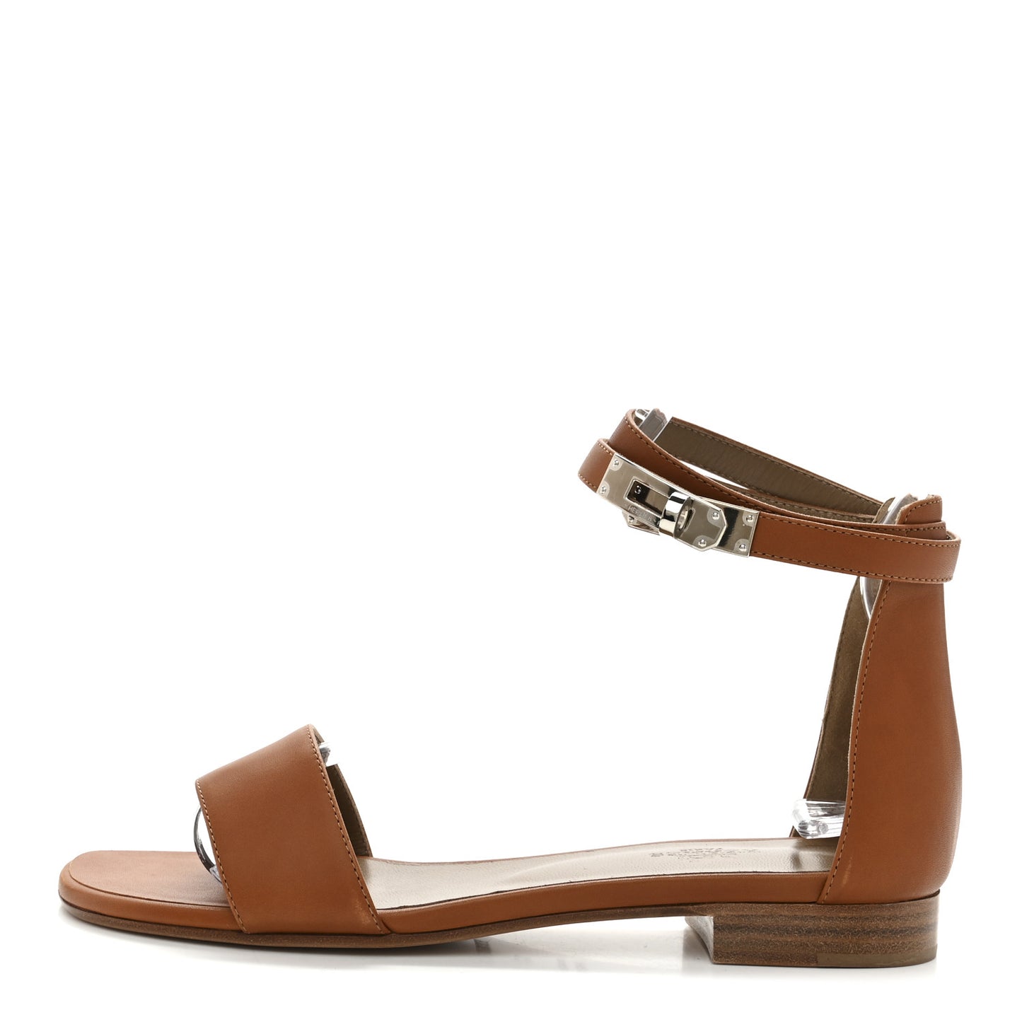Heritage Calfskin Baia Sandals 37 Naturel