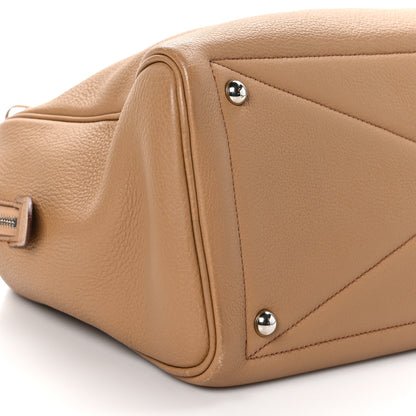Hermes Taurillon Clemence Victoria II 35 Biscuit 9 of 13