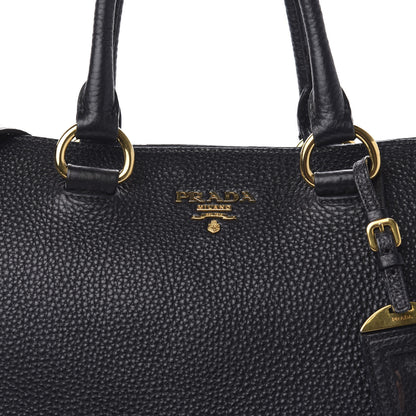 Prada Vitello Daino Tote Black 11 of 11