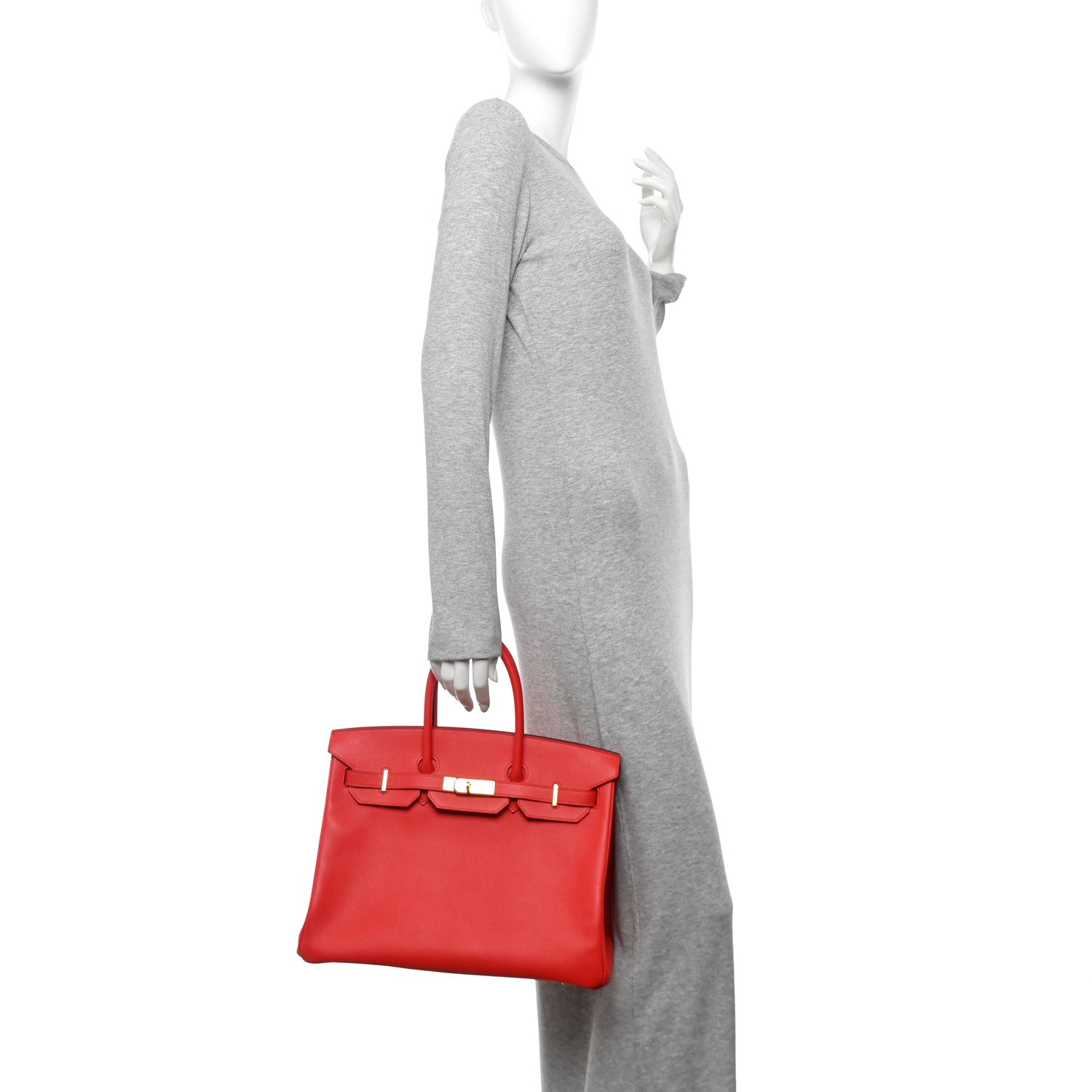 Hermes Epsom Birkin 35 Rouge Tomate 2 of 12