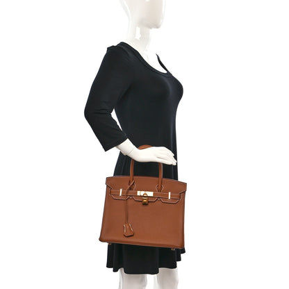 Hermes Togo Birkin 30 Gold 2 of 13