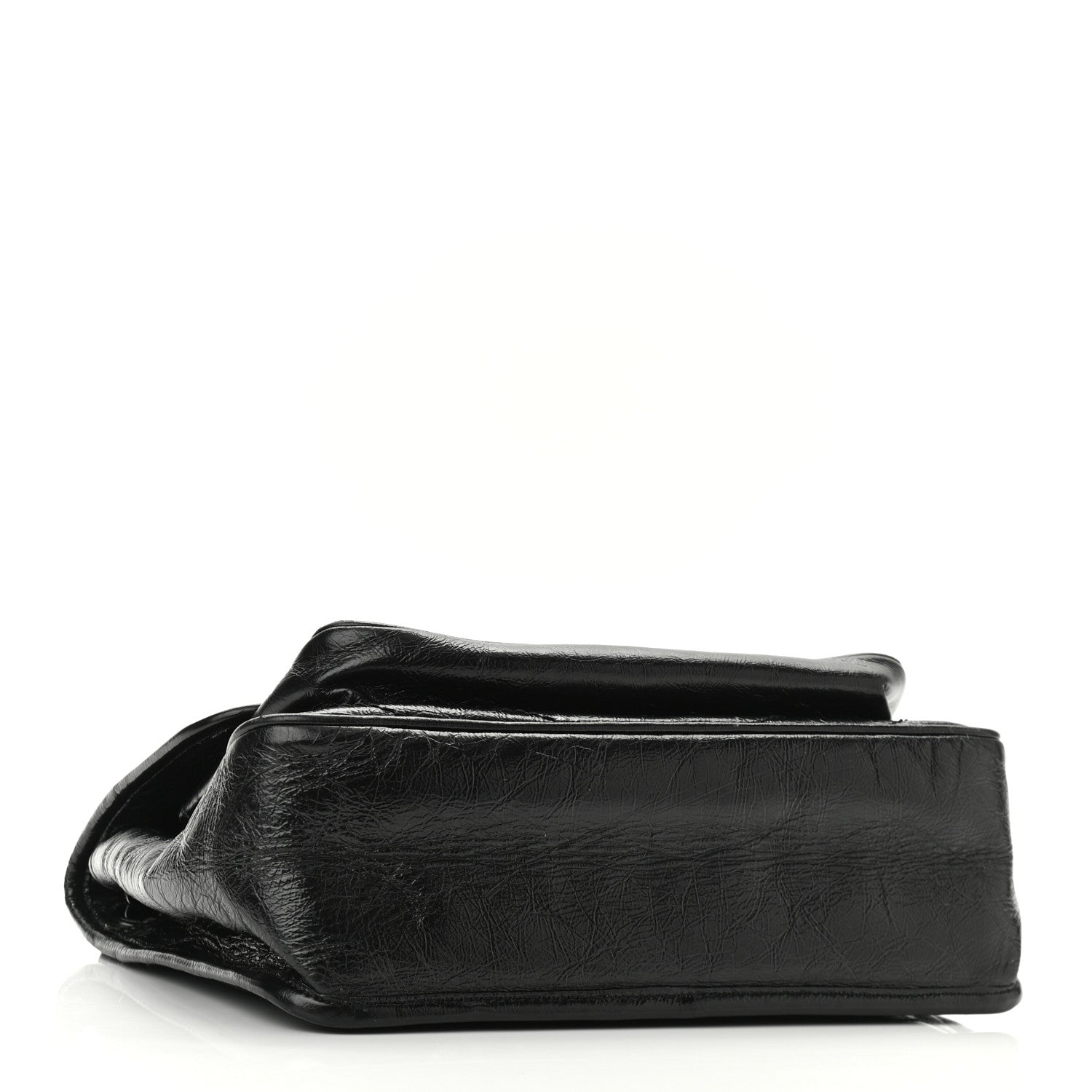 Saint Laurent Crinkled Calfskin Matelasse Monogram Medium Niki Chain Satchel Black 4 of 9