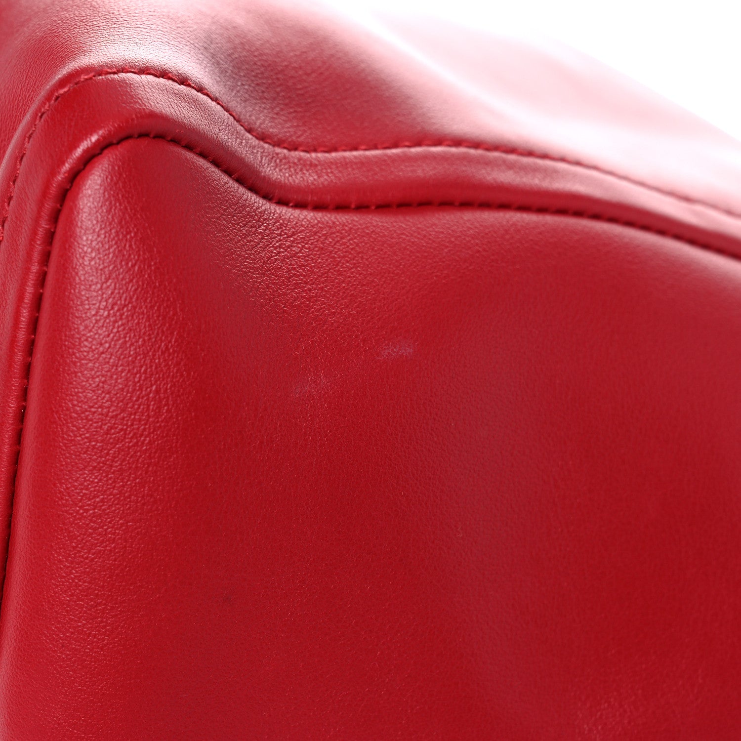 Prada City Calfskin Shopping Tote Red 22 of 24