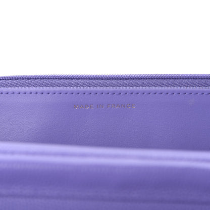 Chanel Caviar Quilted Wallet On Chain WOC Purple 5 of 11