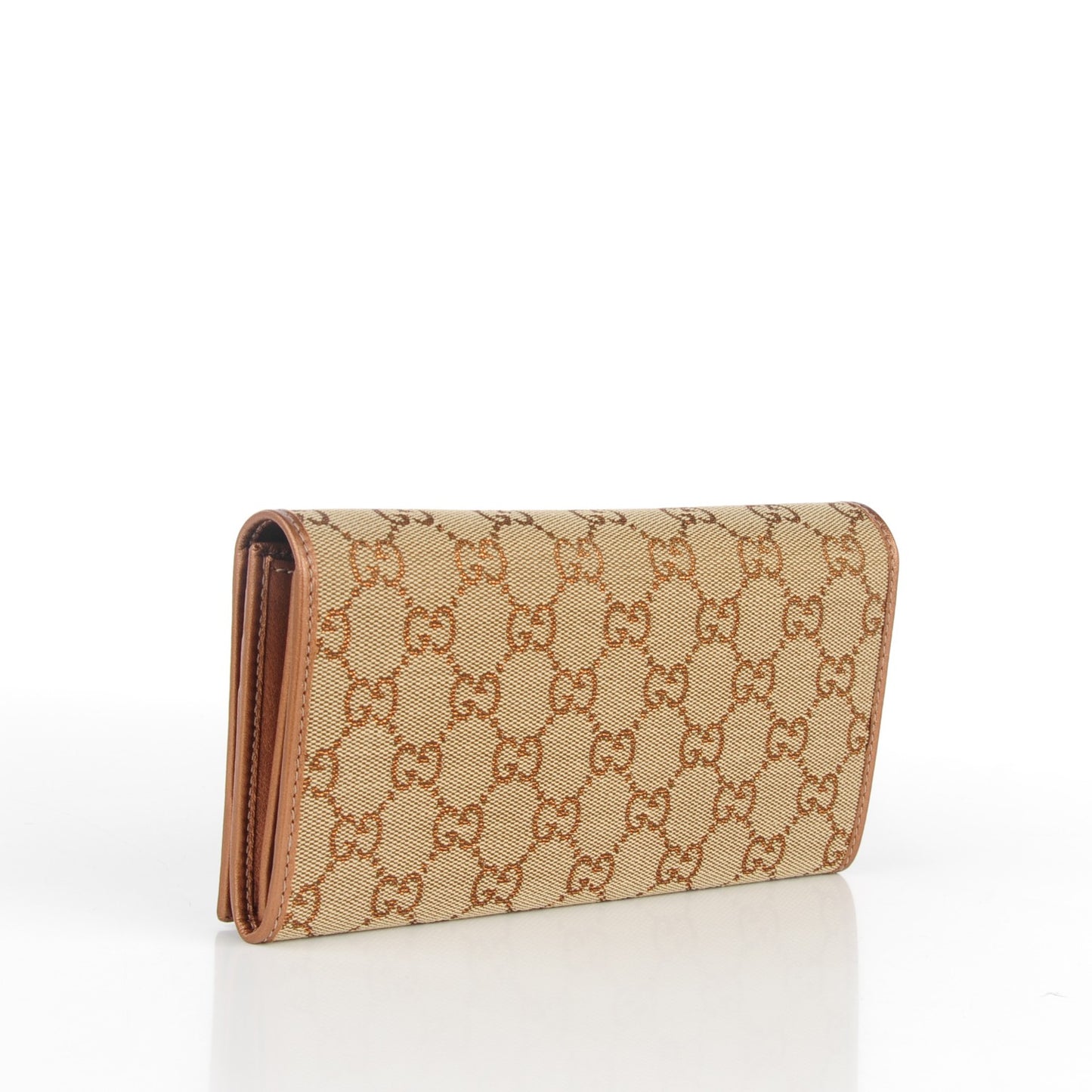 Monogram Lovely Heart Continental Wallet Metallic Bronze