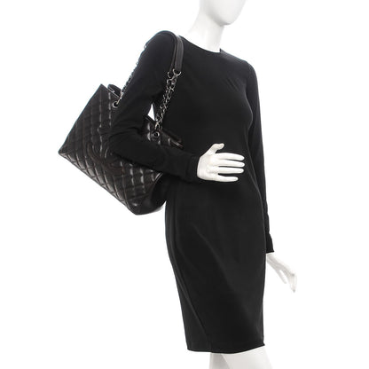Chanel Caviar Quilted Grand Shopping Tote GST Dark Brown 2 of 7
