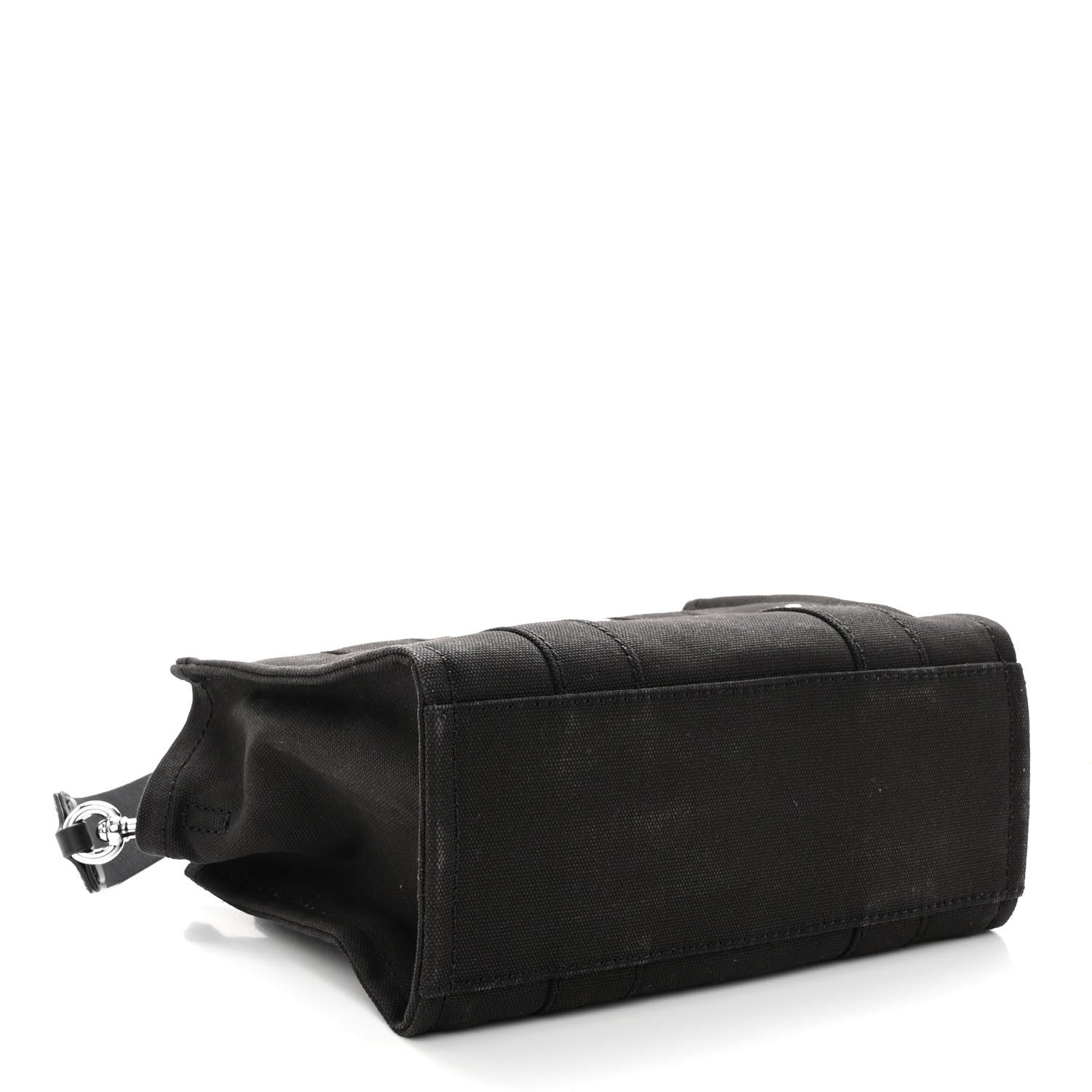 Marc Jacobs Cotton Canvas Mini The Traveler Tote Bag Black 4 of 9