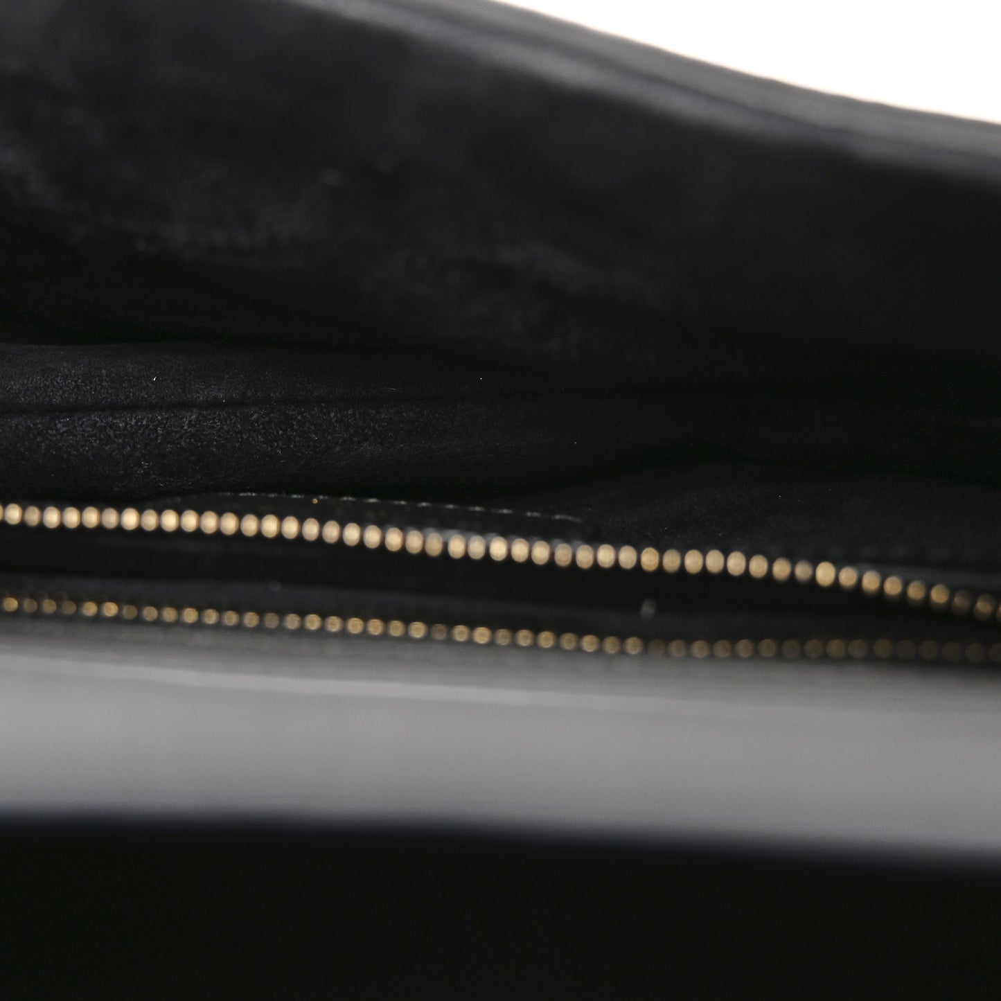 Grained Calfskin Saddle Bag Black