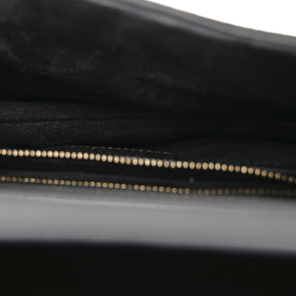 Christian Dior Grained Calfskin Saddle Bag Black 5 of 10