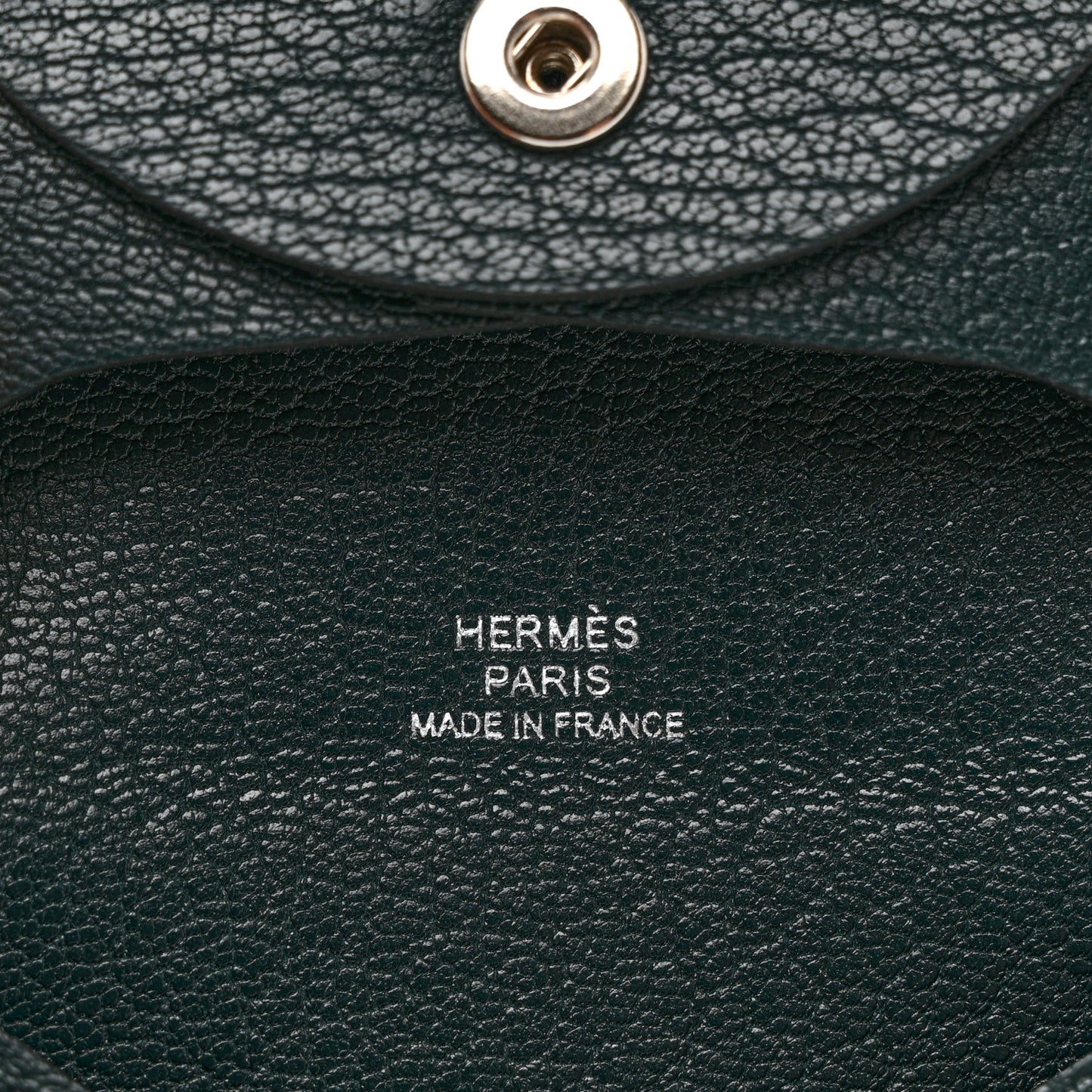 Chevre Mysore Bastia Coin Purse Vert Titien