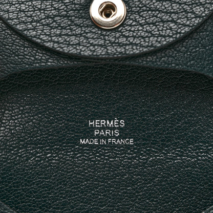 Hermes Chevre Mysore Bastia Coin Purse Vert Titien 6 of 7