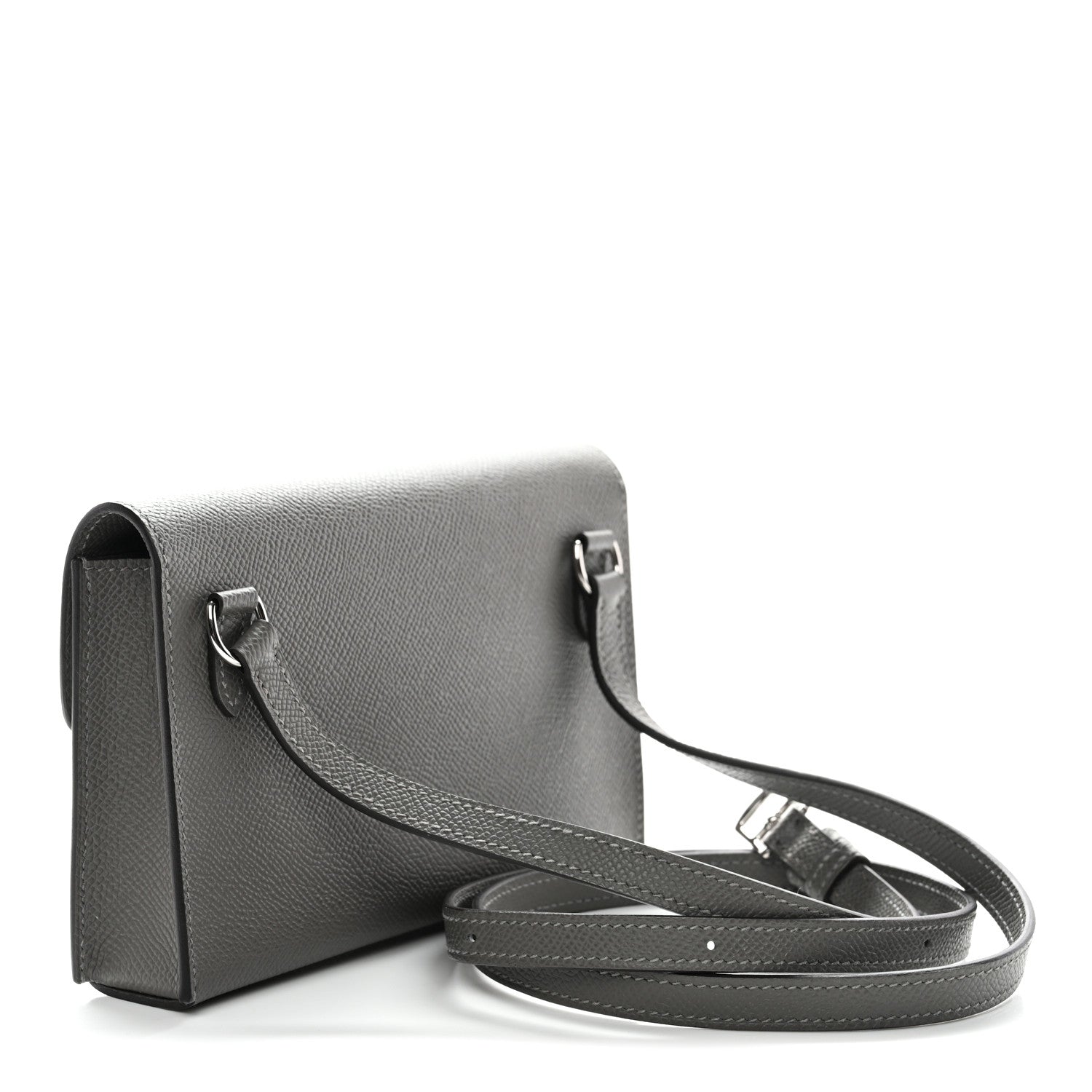 Hermes Box Hermesnap Wallet Black Gris Meyer 6 of 31