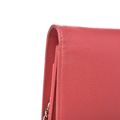 Chanel Caviar Timeless CC Wallet On Chain WOC Pink 11 of 19