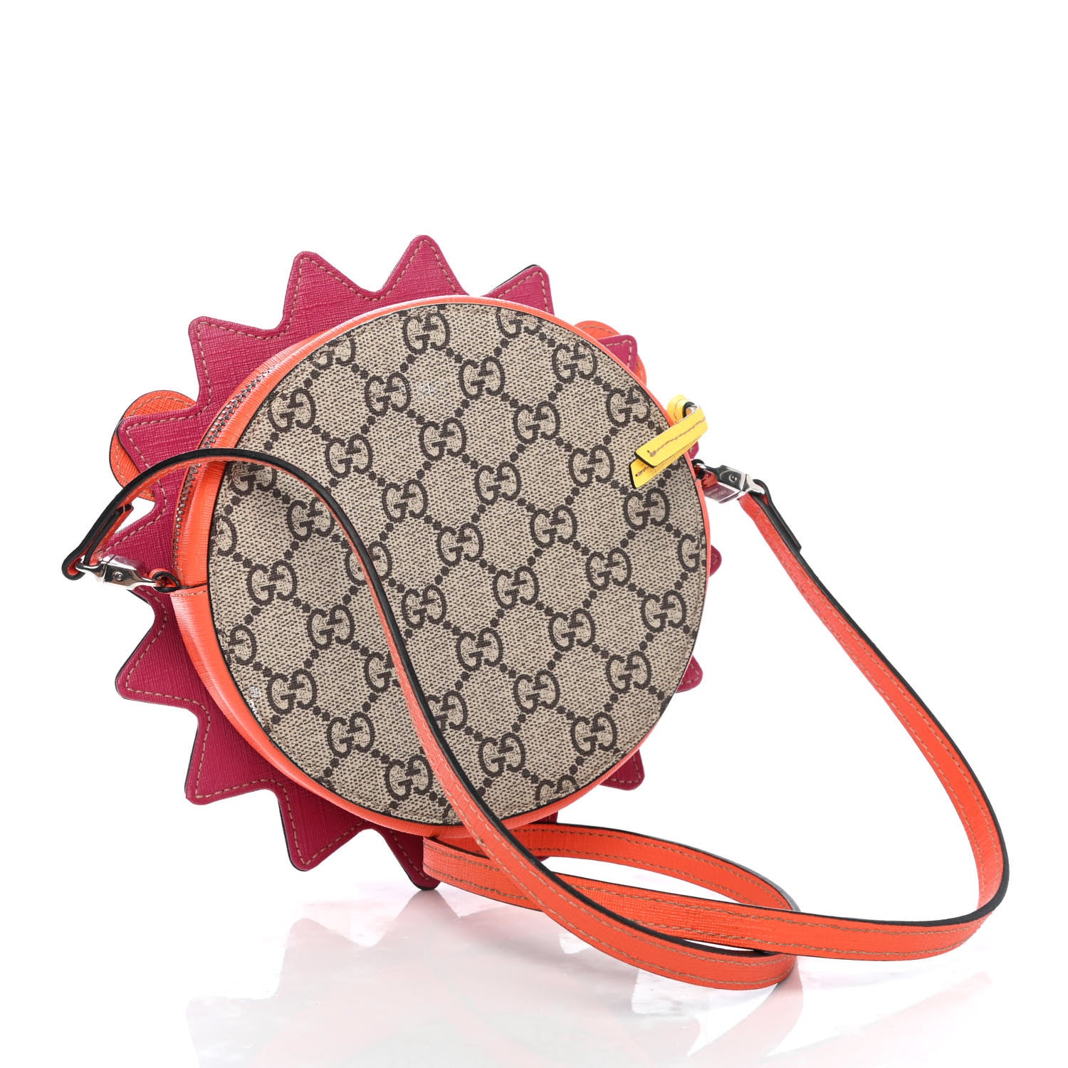 Gucci GG Supreme Childrens Hedgehog Crossbody Bag Orange 2 of 4
