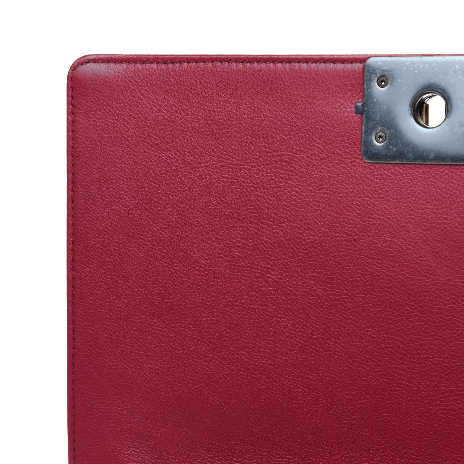 Chanel Calfskin Stitched New Medium Boy Flap Red 8 of 14