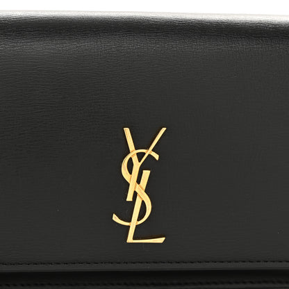 Saint Laurent Smooth Calfskin Monogram Phone Holder Crossbody Black 7 of 11