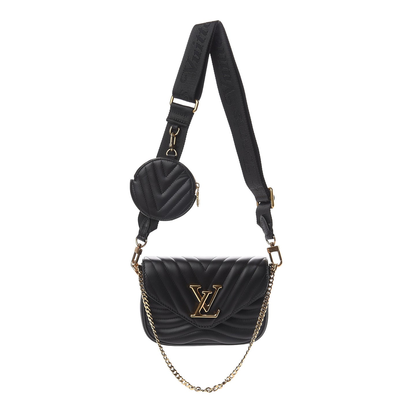 Calfskin New Wave Multi Pochette Black