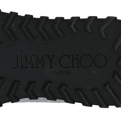 Jimmy Choo Knit Crystal Sneaker 37 Grey 8 of 9
