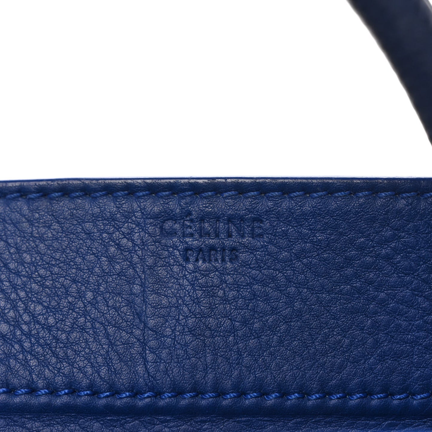 Supple Calfskin Medium Phantom Luggage Indigo