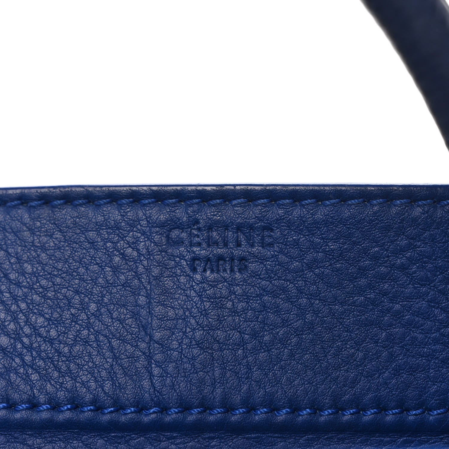 Celine Supple Calfskin Medium Phantom Luggage Indigo 6 of 12
