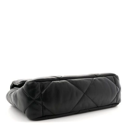 Chanel Lambskin Quilted Medium Chanel 19 Flap Black 4 of 11