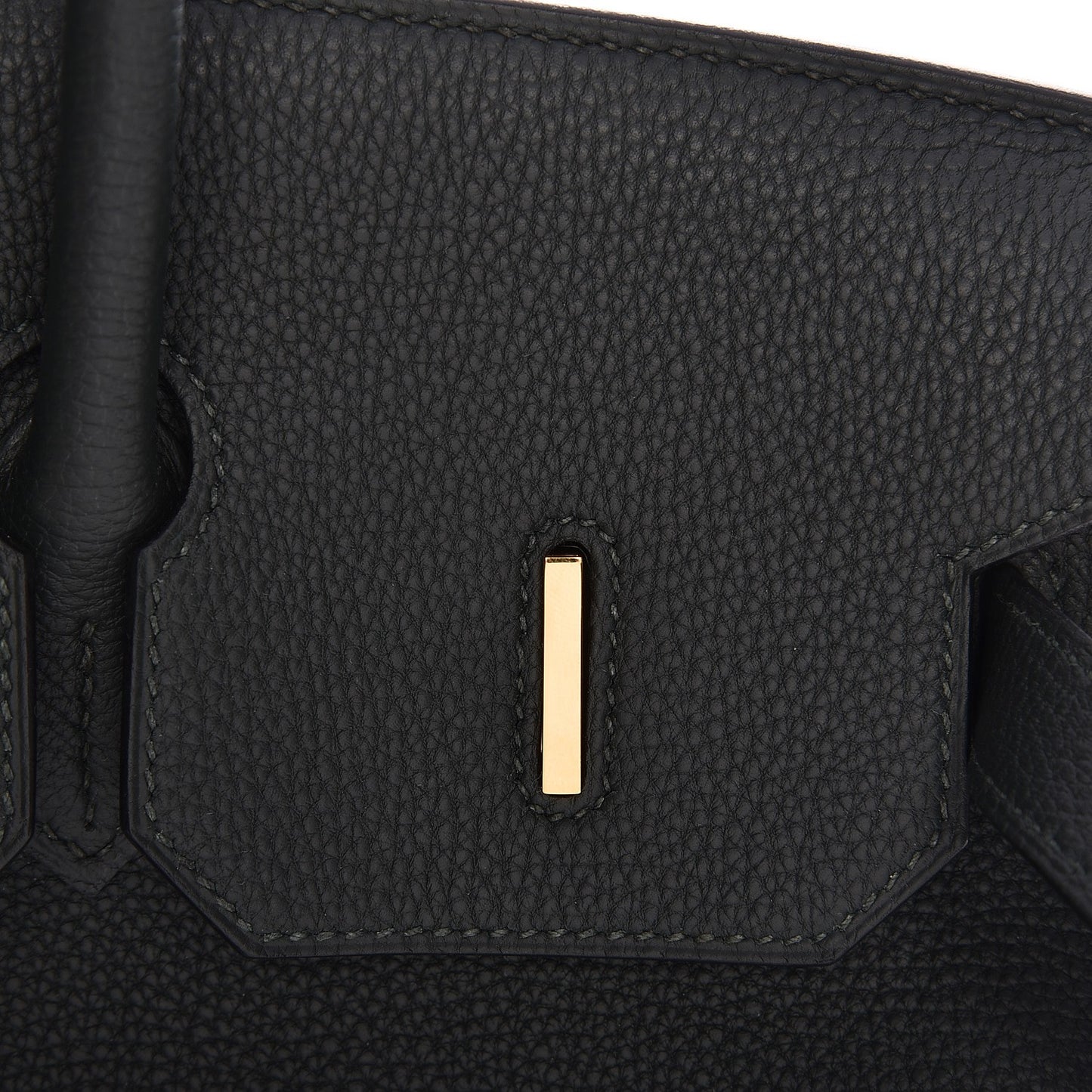 Togo Birkin 35 Vert Fonce