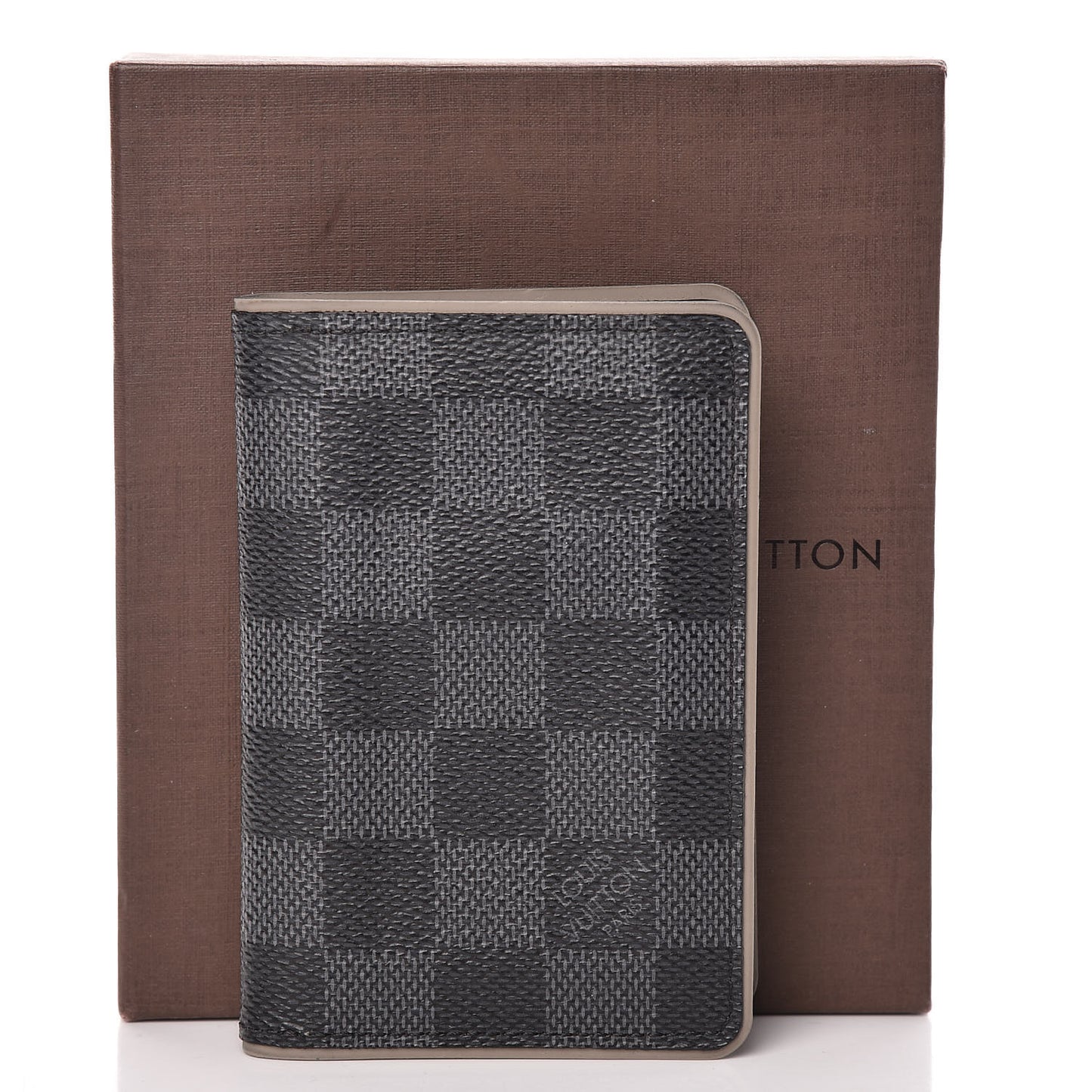 Damier Graphite Pocket Organizer Taupe