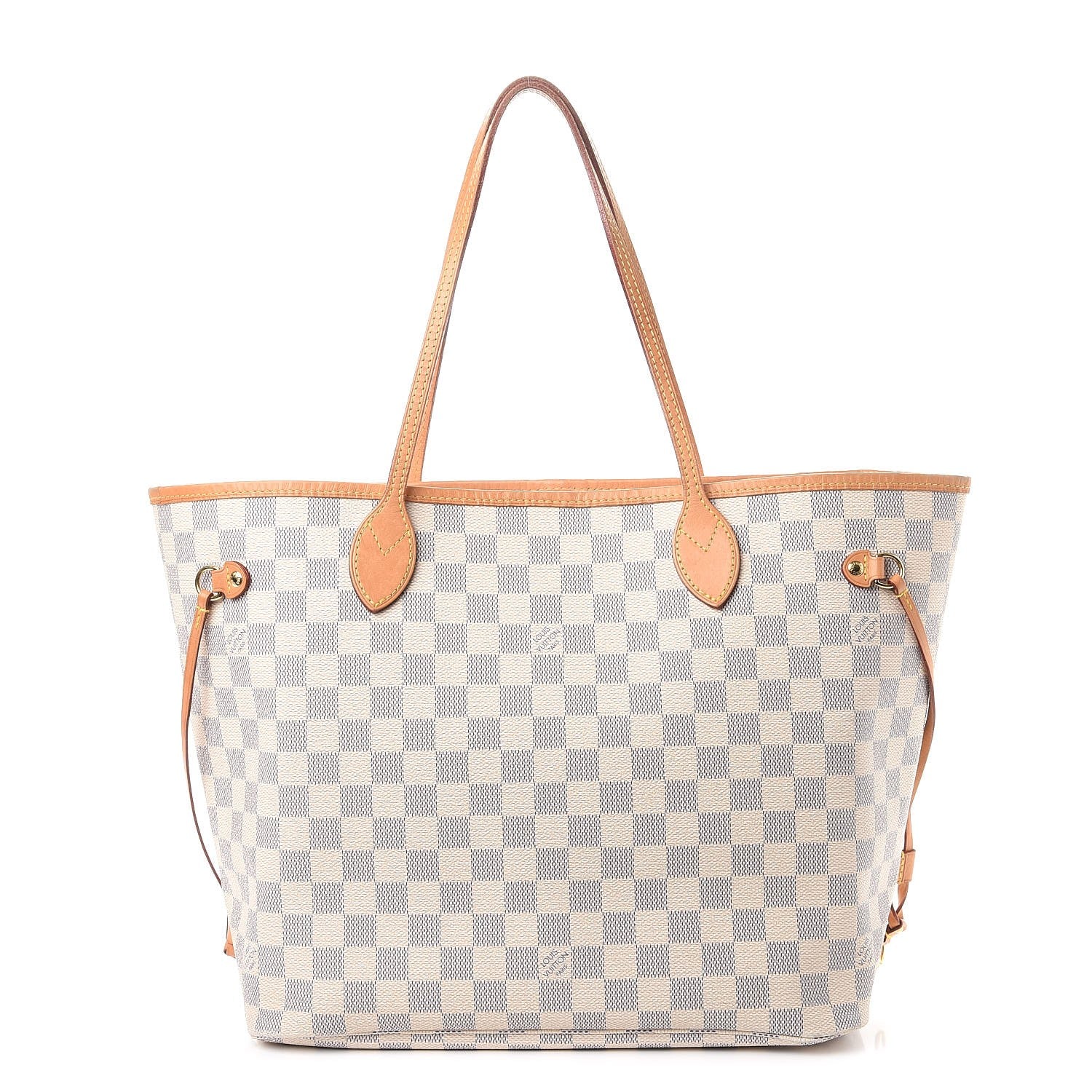Louis Vuitton Damier Azur Neo Neverfull MM Rose Ballerine 1 of 12
