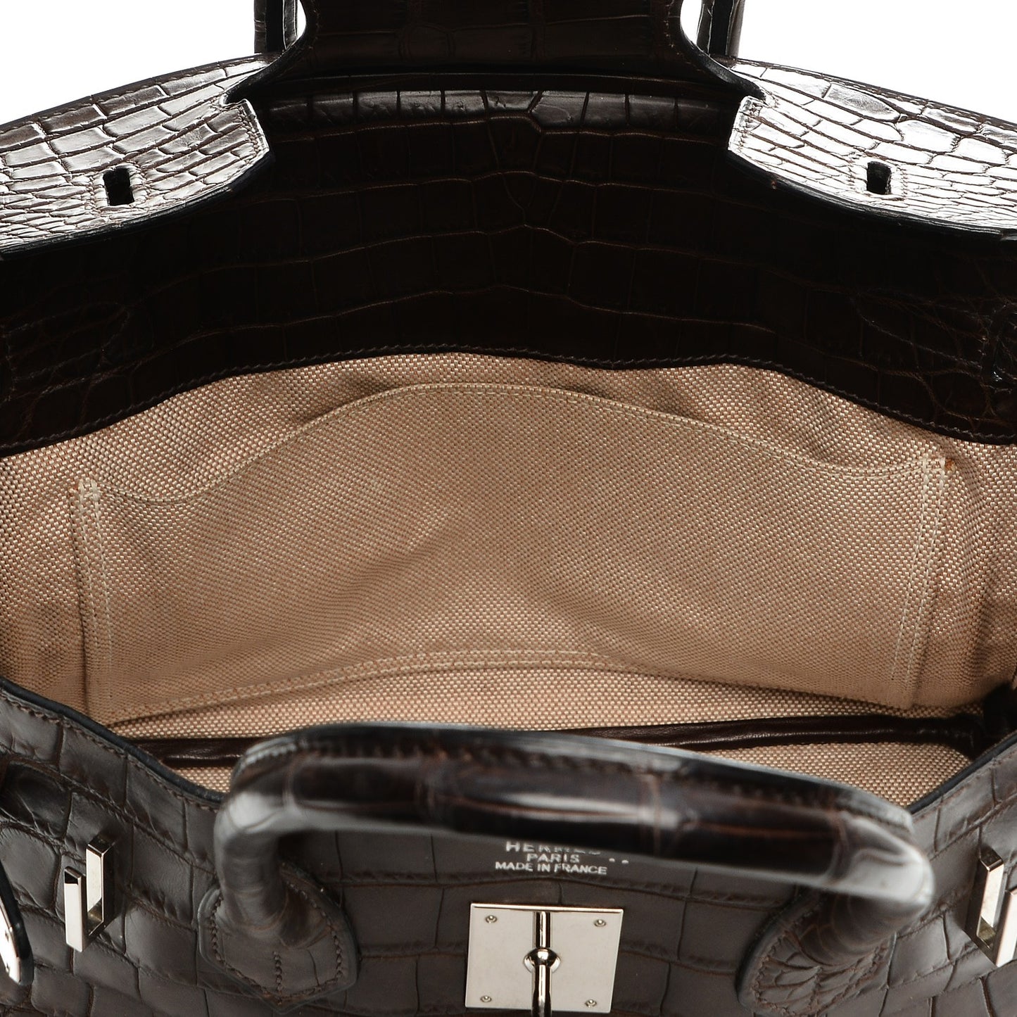 Matte Niloticus Crocodile Birkin 30 Chocolate