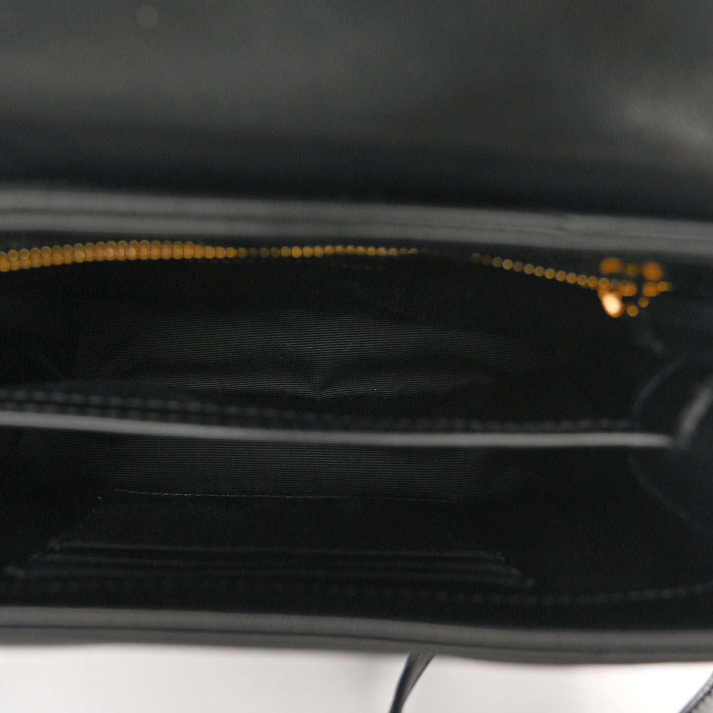 Calfskin Y Quilted Monogram Toy Loulou Crossbody Bag Black