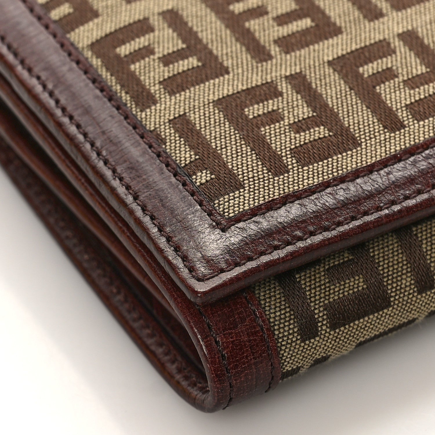 Fendi Zucchino Continental Wallet Brown 8 of 10