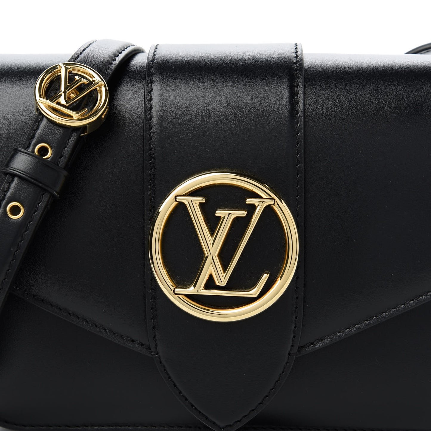 Smooth Calfskin LV Pont 9 Black