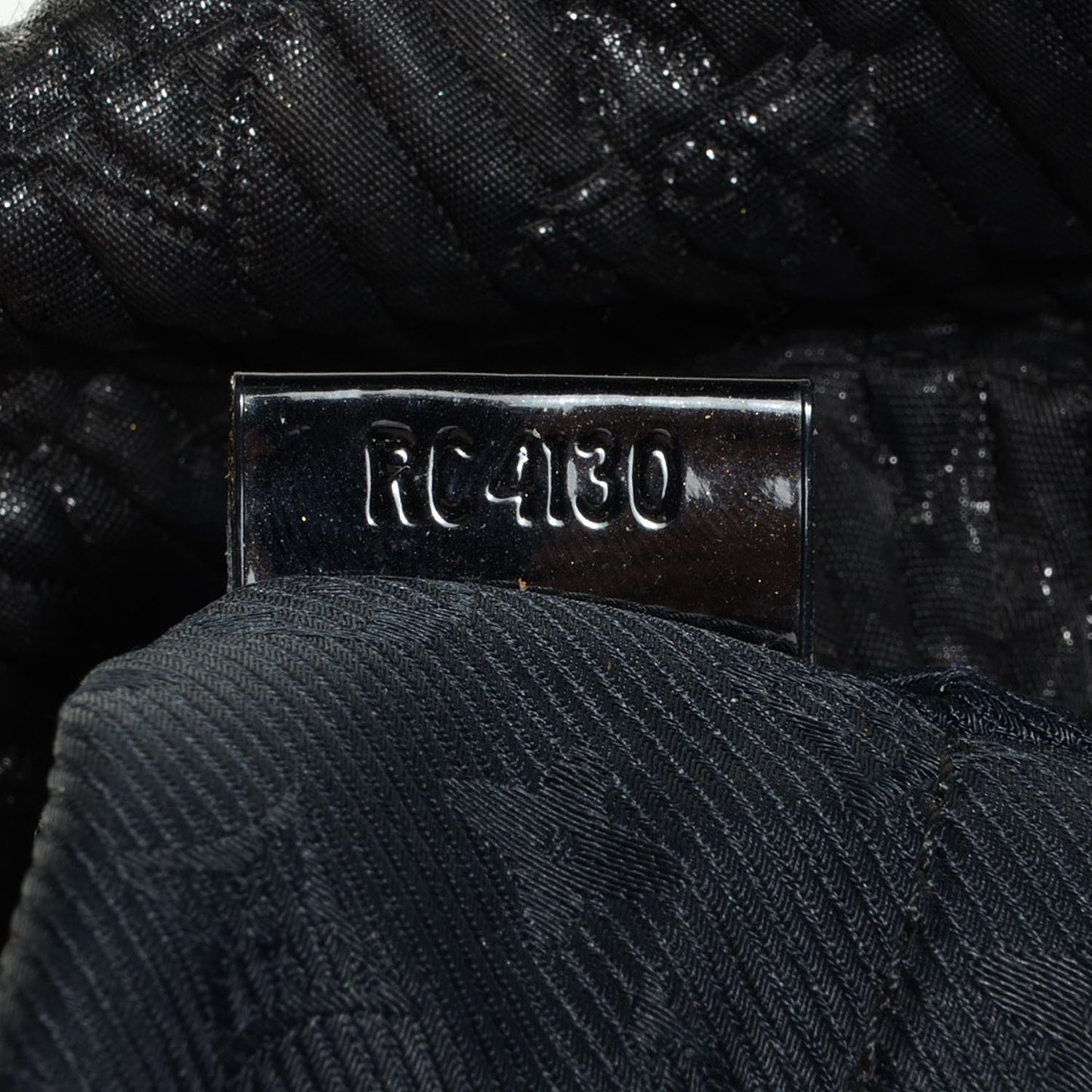 Calfskin Quilted Monogram Altair Clutch Black