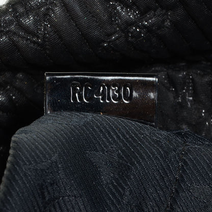 Louis Vuitton Calfskin Quilted Monogram Altair Clutch Black 8 of 8