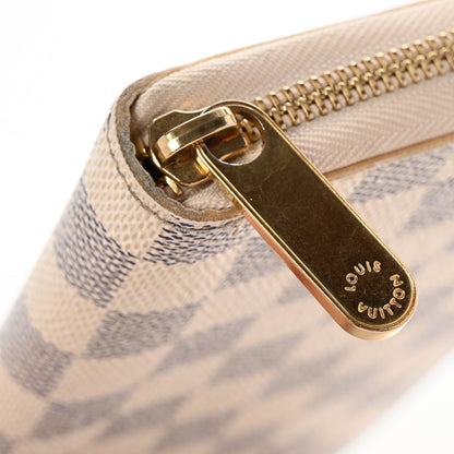 Louis Vuitton Damier Azur Zippy Organizer Wallet 9 of 9